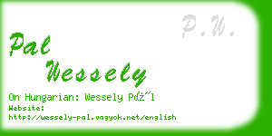 pal wessely business card